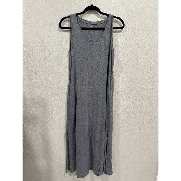 Free Fly Women’s M Gray Bamboo Tank Midi Dress Casual Athleisure - Picture 1 of 5